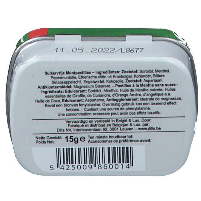 Dills Digestive Mints 24 Tabletten