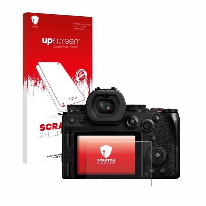 upscreen - Screenprotector voor Panasonic Lumix DC-S5II - Folie Beschermfolie transparant