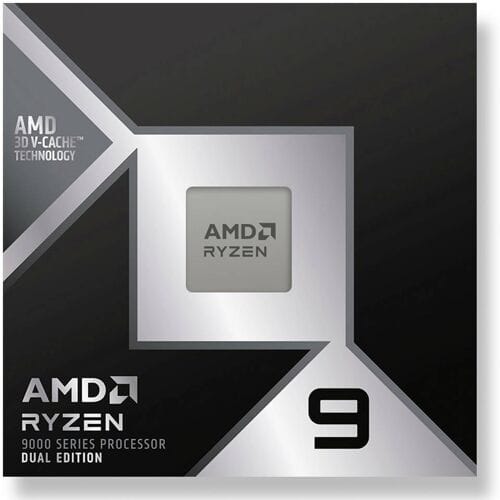 AMD Ryzen 9 9950X3D2 Dual Edition CPU - 16 kernen - 4.3 GHz - AMD AM5 - AMD Boxed (zonder koeler)