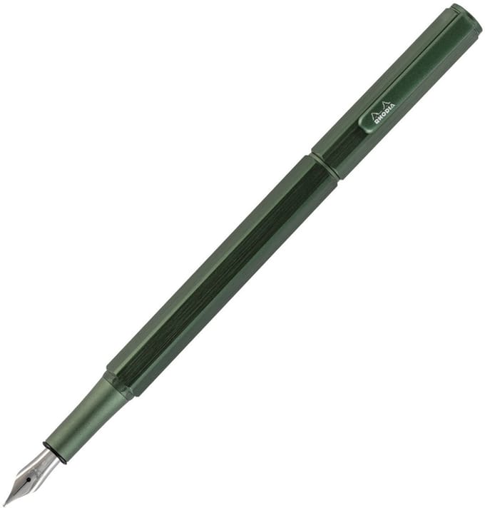 Rhodia scRipt vulpen - B - Incl. converter - Salie groen