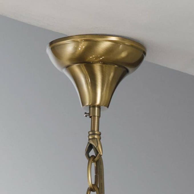 ORION Hanglamp Rieka, ronde lantaarnvorm, 43 cm