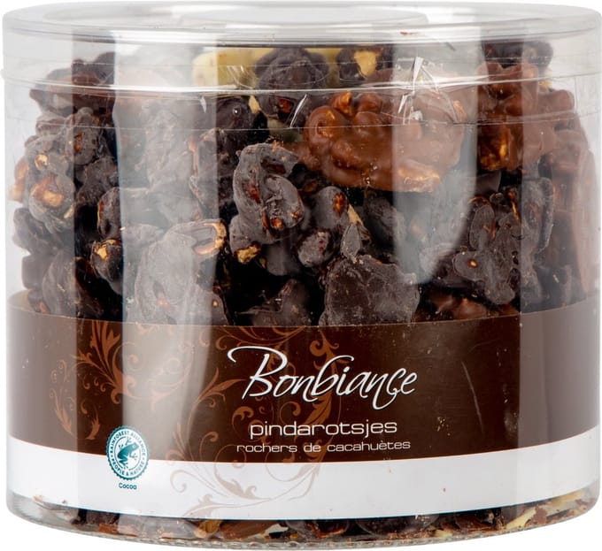 Bonbiance - Pindarotsjes Chocolade - Melk Puur & Wit - Silo 1 Kilo - Belgische - België