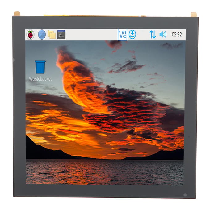 Capacitief Touchscreen 5 Aanraakpunten 4 Inch HD Multimedia Interface 720x720 Hoge Hardheid voor gray