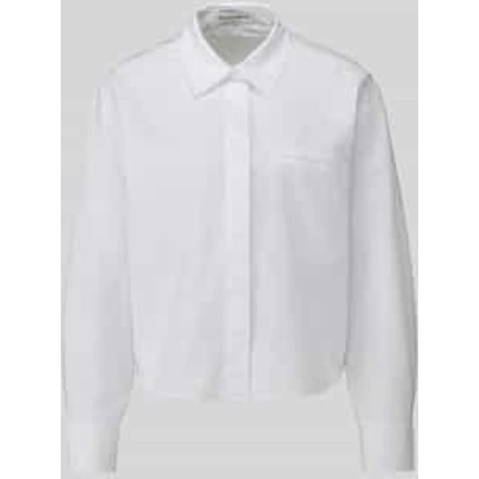 Loose fit overhemdblouse van pure katoen model 'Femi'