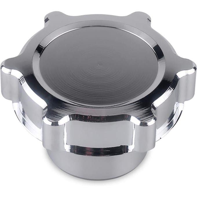 Oliedop Billet Aluminium Deksel Geschikt voor   LSX LS1 LS6 LS2 LS3 LS4  3800 Serie II zilver
