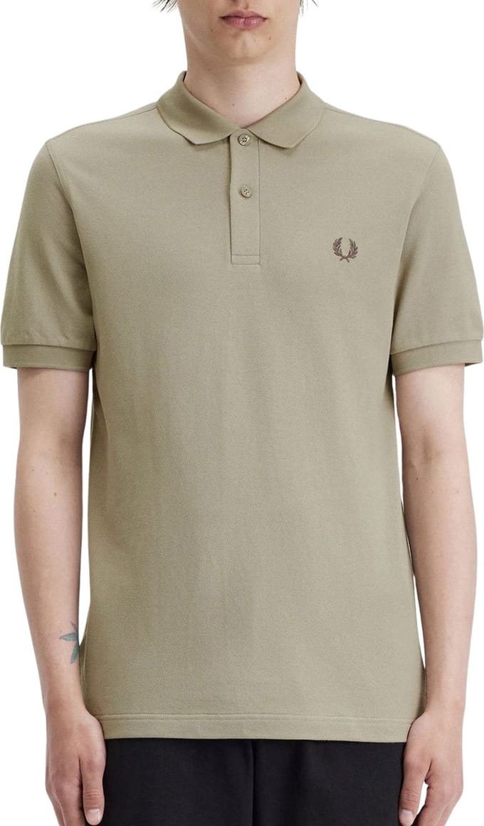 Fred Perry Polo M6000 Greige U84 - Maat S - Heren