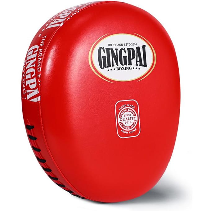 1 Stuk Verdikt Microvezel Leer Muay Thai Handdoel Boksen Snelheid Doelwit MMA Sanda Focus Trainingskussen red