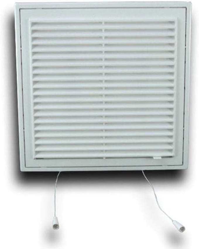 Ventilatierooster Afsluitbaar met Insectengaas 250x250 mm