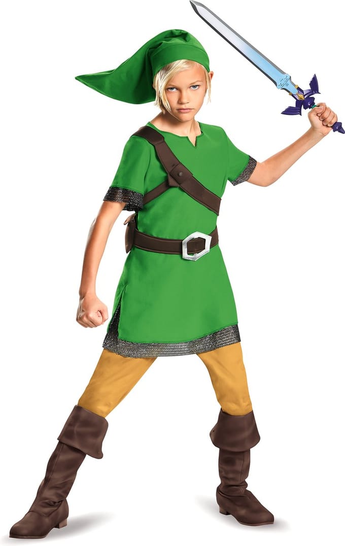 Vegaoo - Link Zelda klassiek kinderkostuum