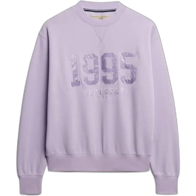 Dames sweatshirt met ronde hals Superdry Varsity