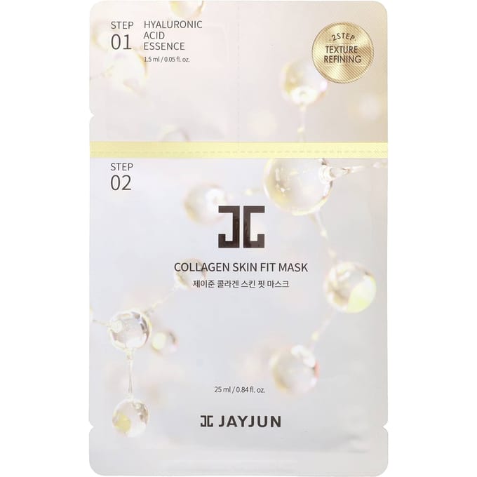 Jayjun Cosmetic, 2-step texture refining beauty mask, 1 set white