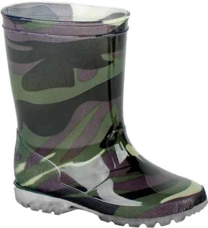 Kinder regenlaars Gevavi Jungle met LED - print - 30