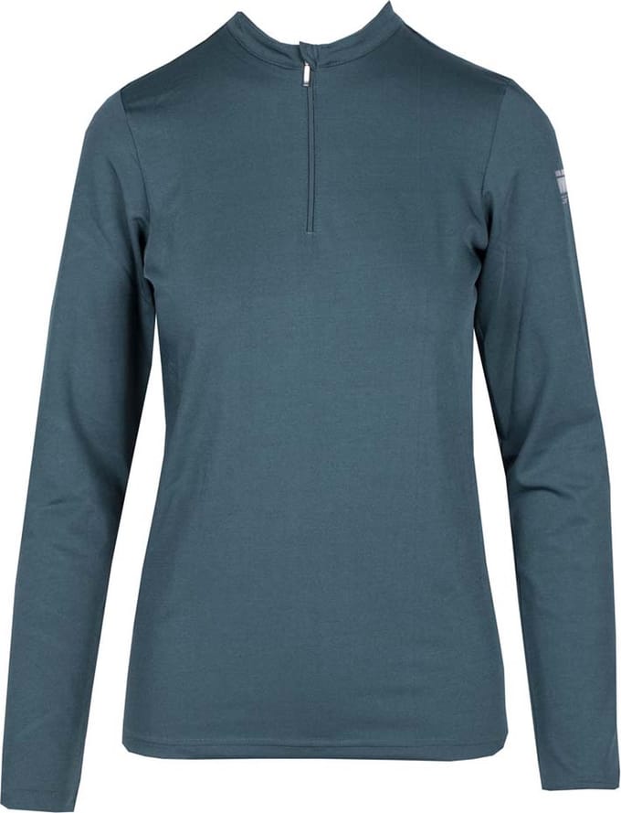 Mondoni Active Trainingsshirt Longsleeve - Maat: L - Petrol - Polyester