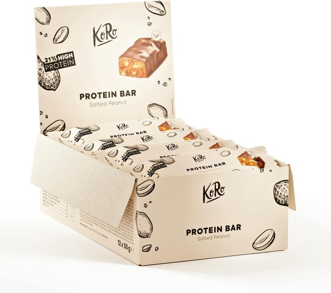 KoRo | Bio vegan protein bar salted peanut 12 x 50 g