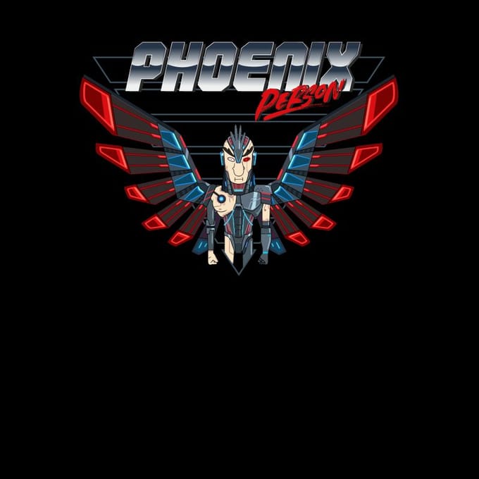 Rick and Morty Phoenix Person t-shirt - Zwart - M