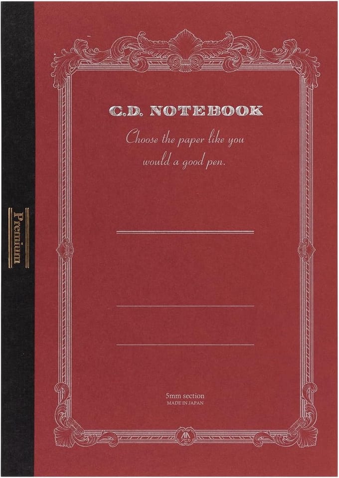 Notitieboek B5 Geruit - Stevige Stikselbinding & Vlakliggend Schrijven