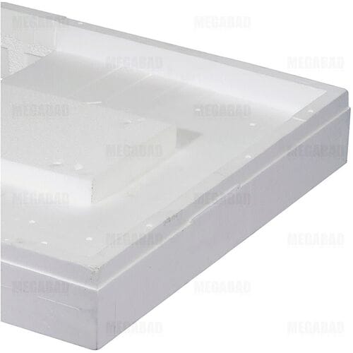 Mauersberger shower tray support in styrofoam for Lutea 80 x 80 cm, super flat 5612080001