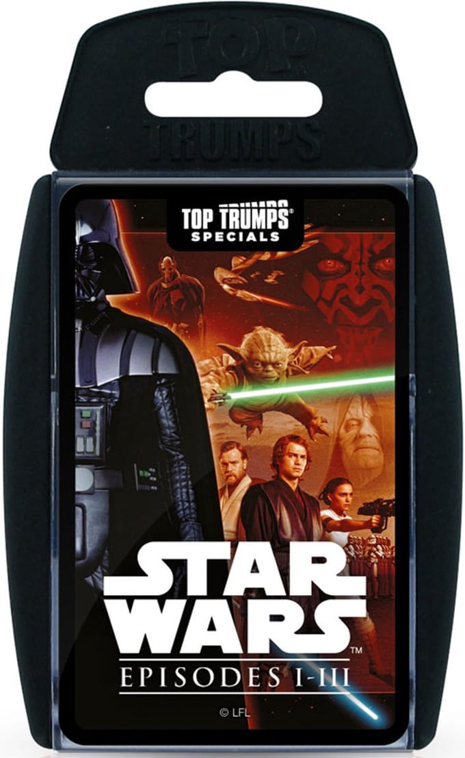 Winning Moves Star Wars Episodes 1-3 Top Trumps Card Game (ENGLISH)