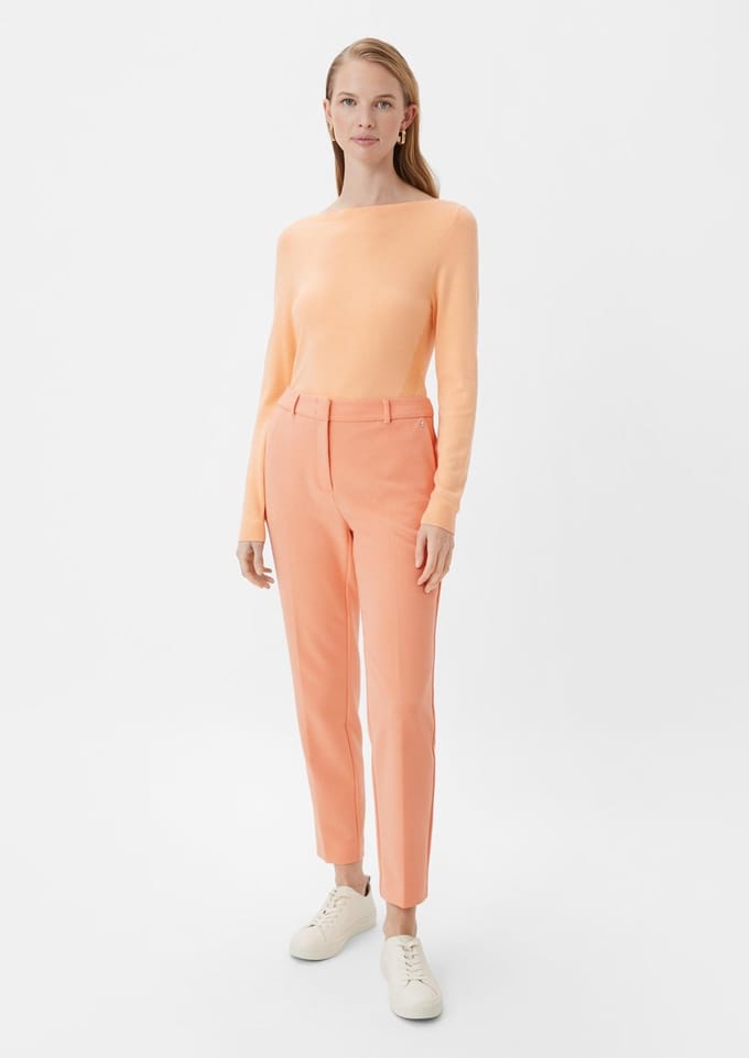 Black Label Women-Broek--2102 ORANGE-Maat 38