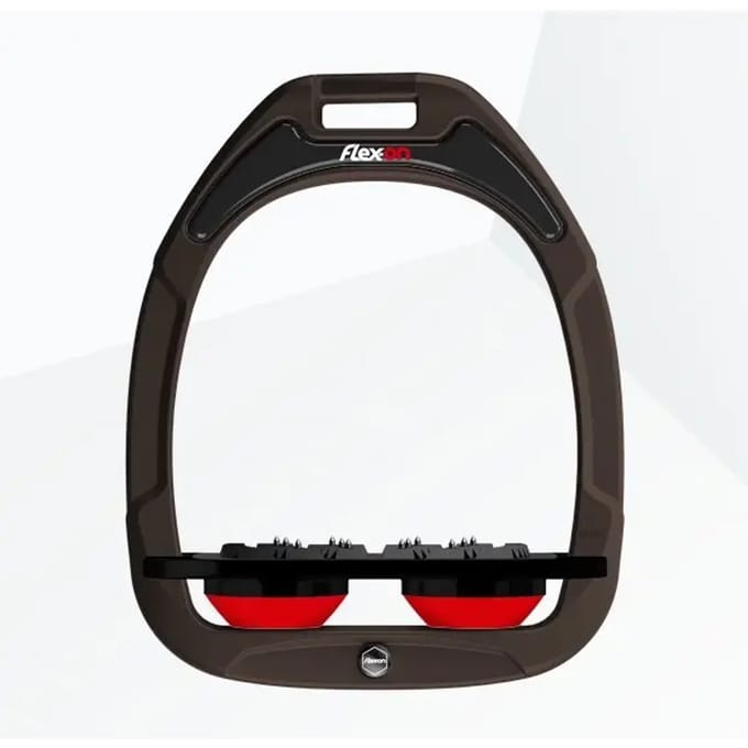 Platte Ultra Grip Beugels Bruin/Zwart/Rot Flex-On Green Composite