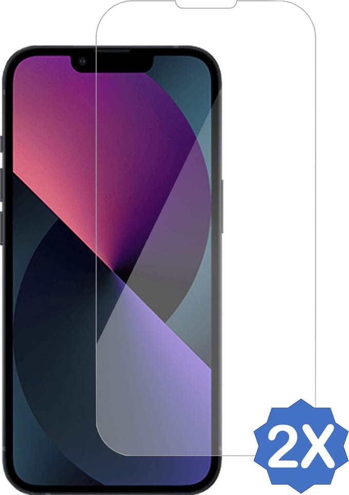 2x Screenprotector geschikt voor iPhone 12 Pro Max - Beschermglas Screen Protector 9H Glas