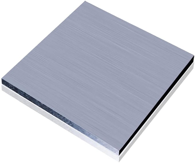Aluminium Plaat - Metaalplaat Vlak - Doe-het-zelf Projecten - Hoge Plasticiteit - 500x500mm 1mm - Naturel