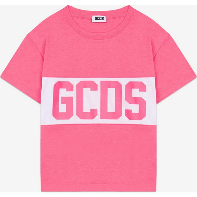 T-shirt band logo kind/a fuchsia fluo