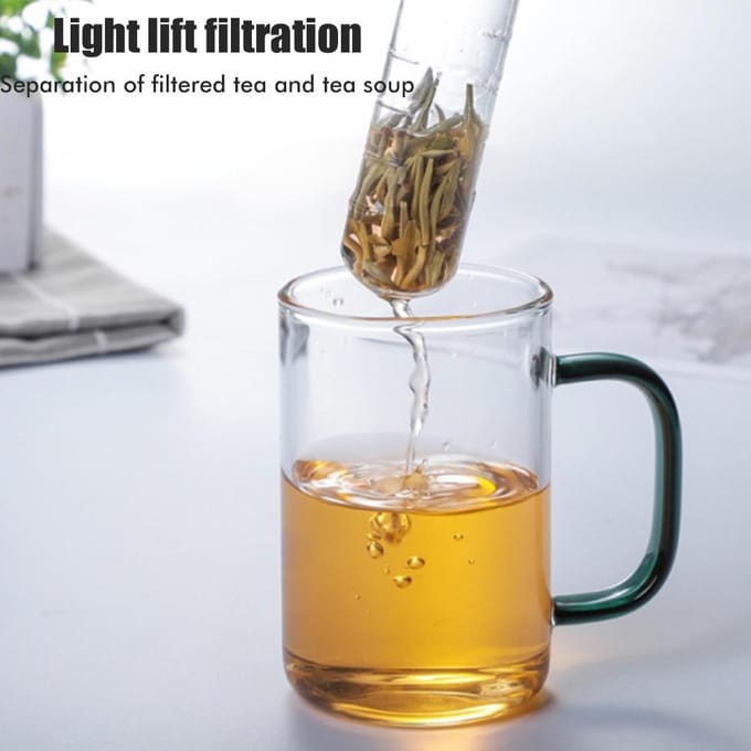 Thee-infuser Hittebestendig Glas Thee-zeef Transparante Thee-kop Zeef