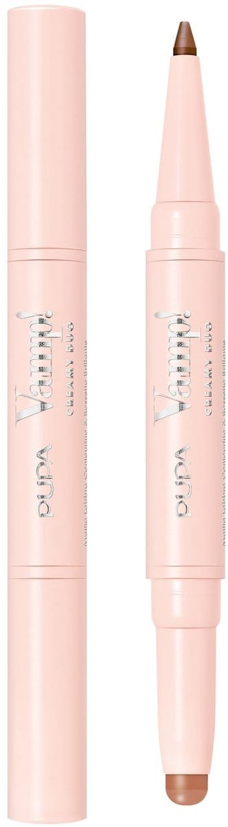 Pupa Vamp! Creamy Duo Lippenstift - Brown Nude 020 - 1g