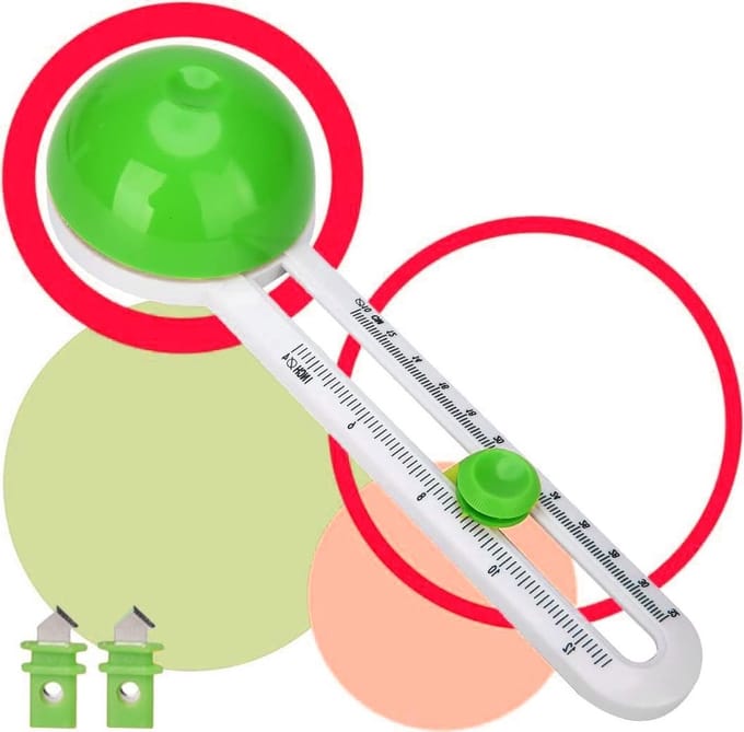 Circulaire Papier Cutter - Roterende Cirkel Snijder - Groen