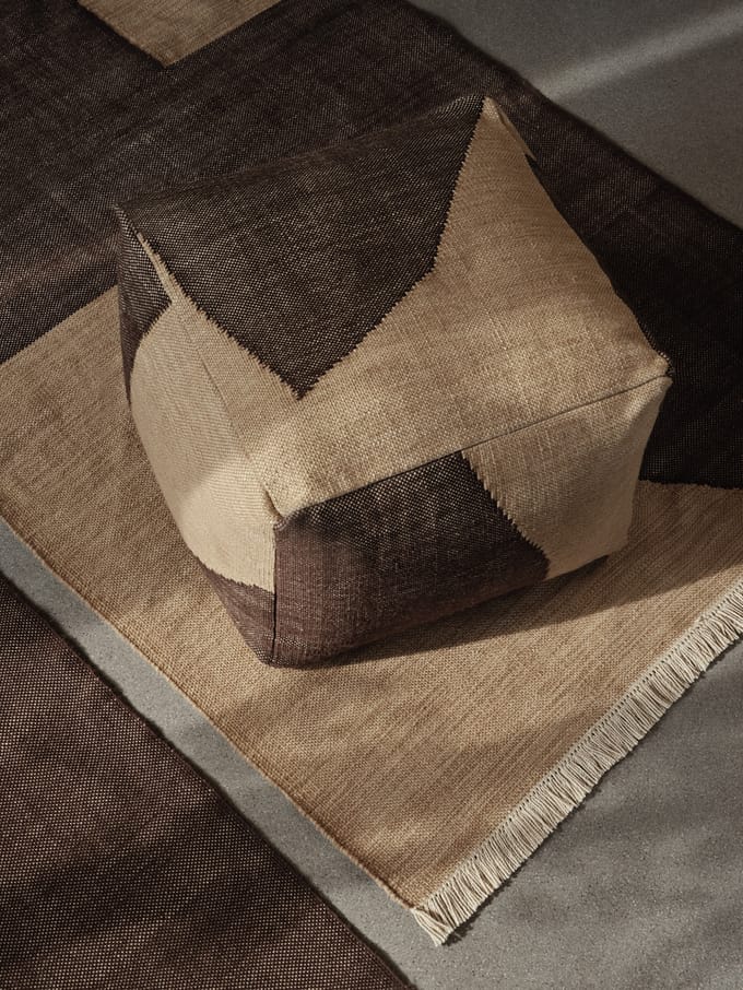 Ferm Living Forene poef - rechthoekig