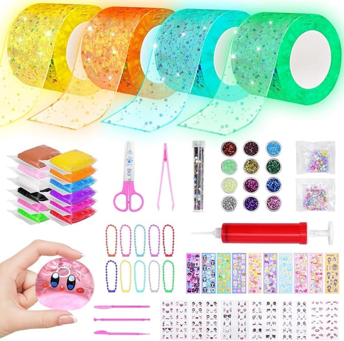Nano Tape Bubbles-set in het donker lichtgevend - magie