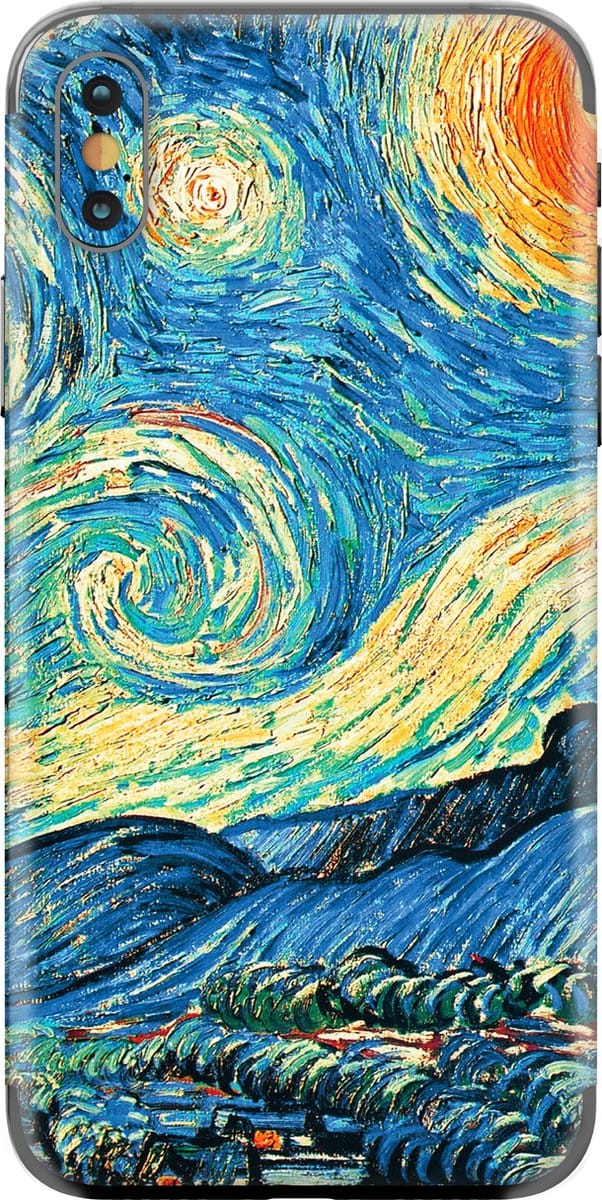 My Style Telefoonsticker PhoneSkin For Apple iPhone Xs The Starry Night
