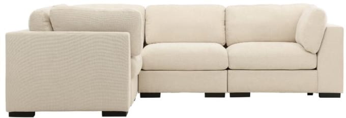 Salerno hoekbank beige.