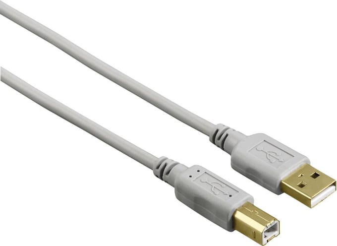 Hama USB-kabel, USB 2.0, verguld, 1,50 m, 25 stuks