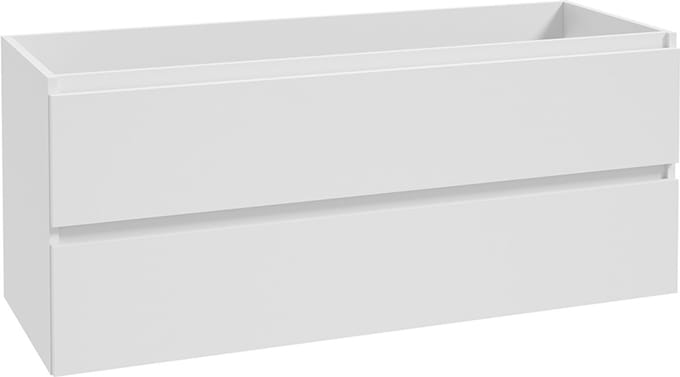 Alvara onderkast 120 cm mat wit – badkamermeubel met soft-close lades