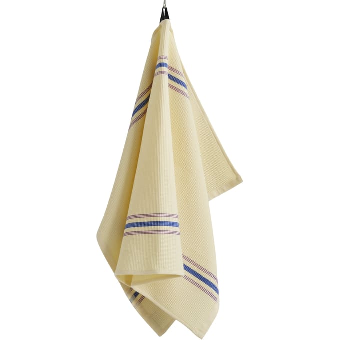HAY Canteen Geschirrtuch - cream/blue