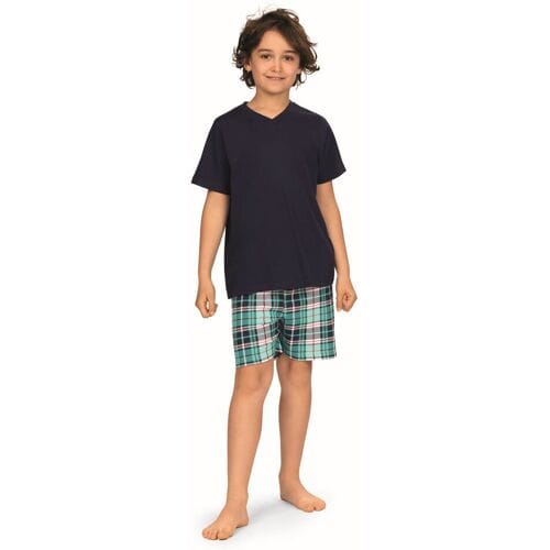 Comtessa Jongens shortama donker blauw Blauw jongen 116