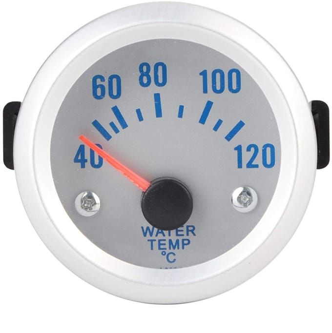 Dailygoods- Watertemperatuurmeter 52mm - Digitale Temperatuurmeter - Auto - LED - Bereik 40-120℃ - Schokbestendig