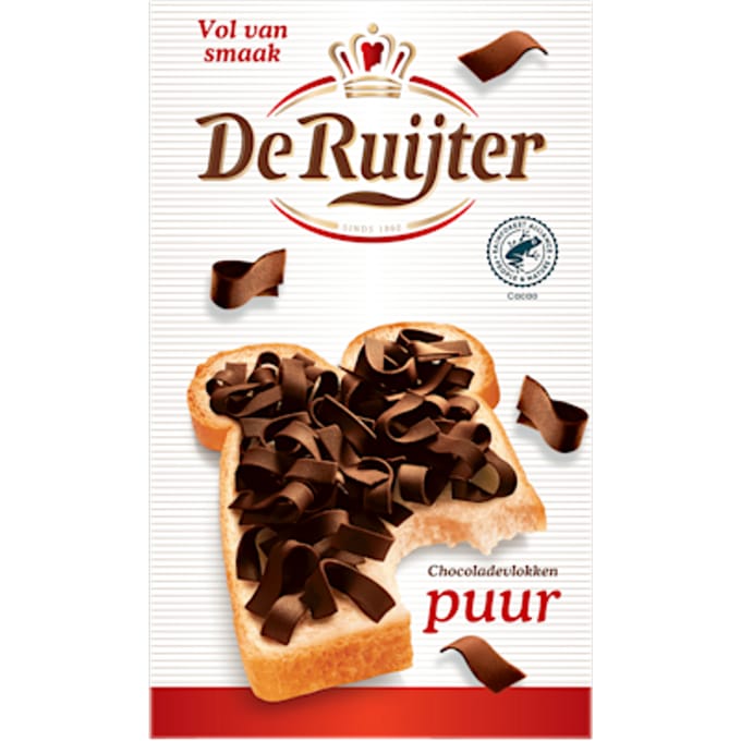 Chocoladevlokken Puur