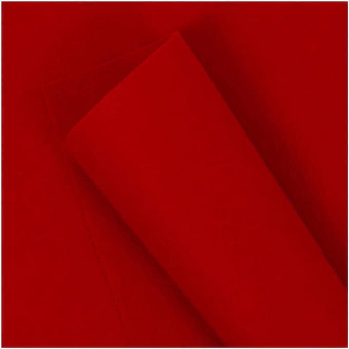 Viltplaat 30,5 x 30,5 cm - Set van 2 - 100% Polyester - 2 mm Dik - Kersenrood - Voor Knutselen en Creatieve Projecten