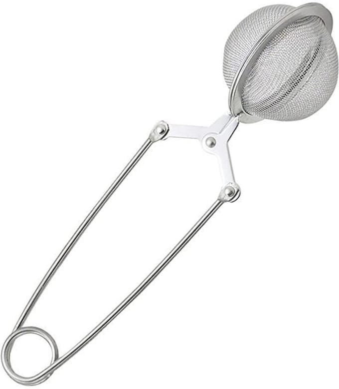 Theezeef RVS Thee Ei Thee Infuser - Theefilter voor Losse Thee - Zilver