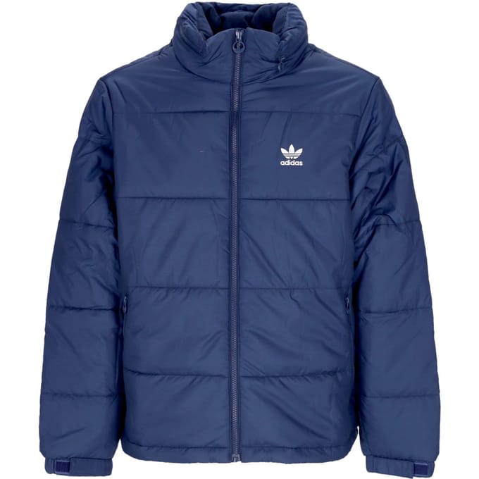 Essentials gewatteerd puffernacht-indigo donsjack voor heren