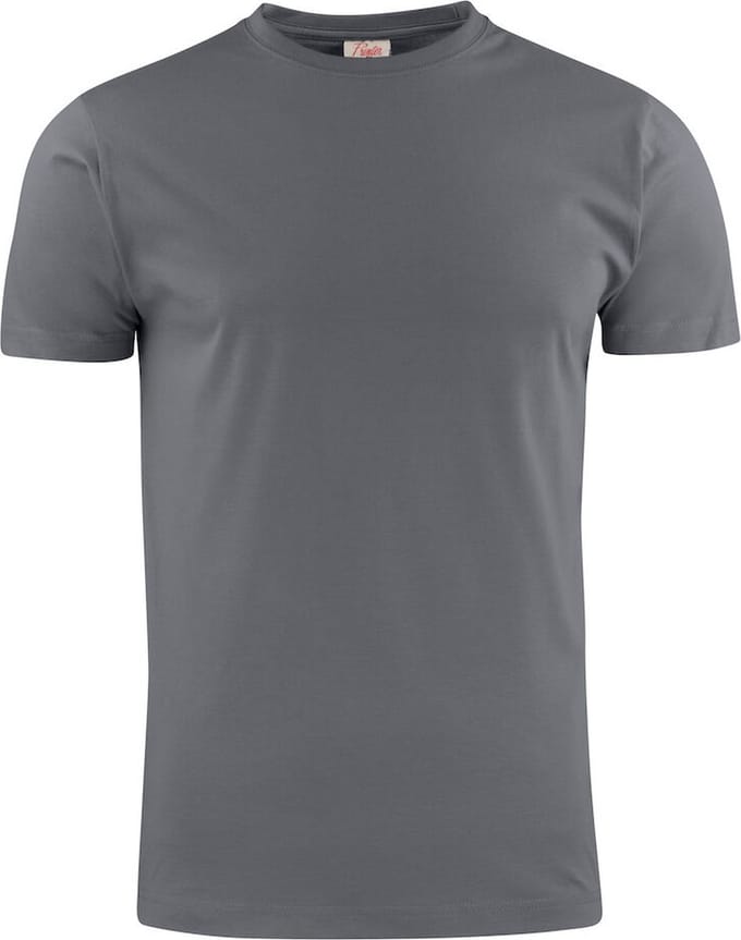 Printer HEAVY T-SHIRT RSX 2264020 - Staalgrijs - L