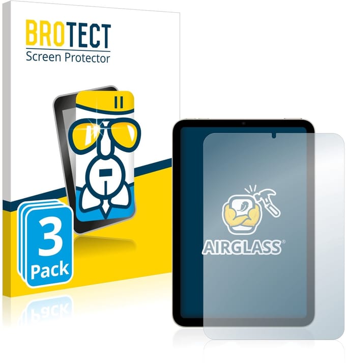 Screenprotector 3 Stuks voor Apple iPad Mini 6 2021 Beschermglas transparant