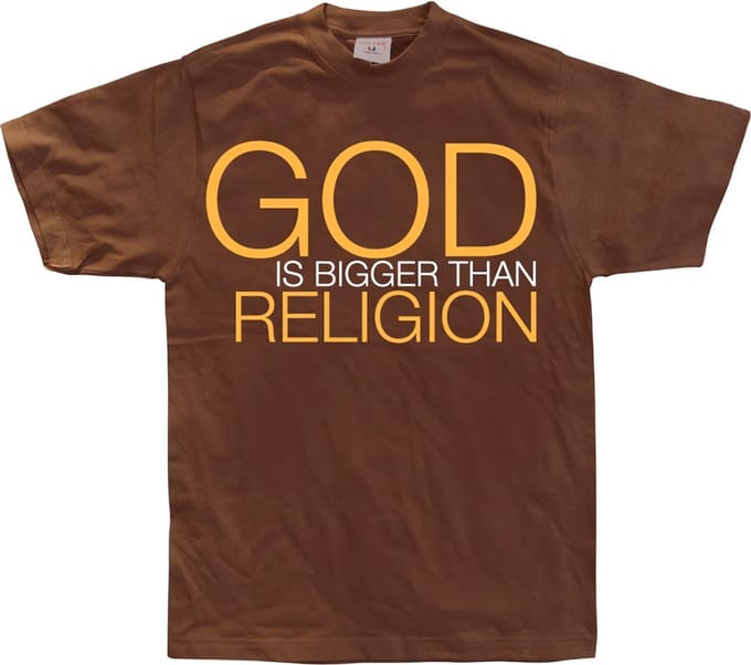 Hybris God Is Bigger Than Religion -T-shirt SH-1-15025-LFH2-2