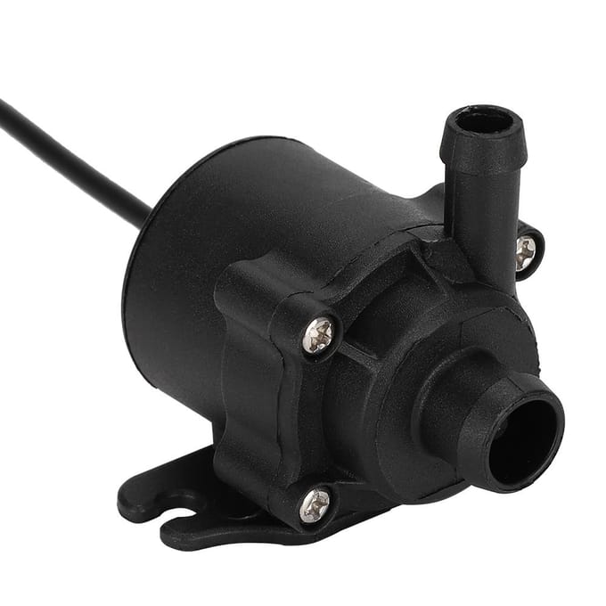 Micro pompe à eau CC 12 V, sans balais, silencieuse, grand format, 4 broches