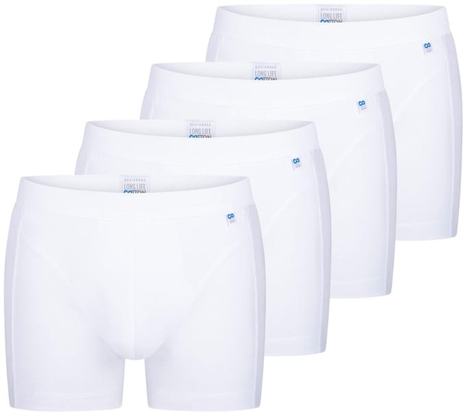 Schiesser Heren retro short / pant 4 pack Long Life Cotton