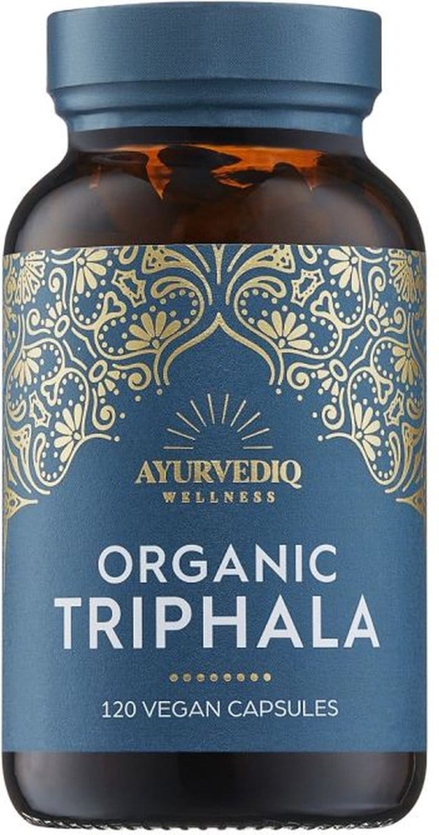 Triphala Capsules - BIO Organic - Ayurvediq - Biologisch - 120 stuks