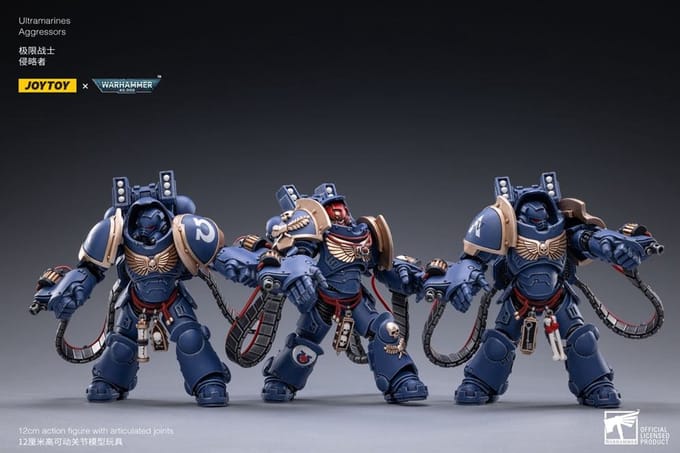 Joy Toy (CN) Warhammer 40k Action Figure 3-Pack 1/18 Ultramarines Aggressors 12 cm Action Figuur